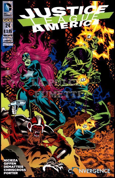 JUSTICE LEAGUE AMERICA # 24 - VARIANT HALLOWEEN - CONVERGENCE
